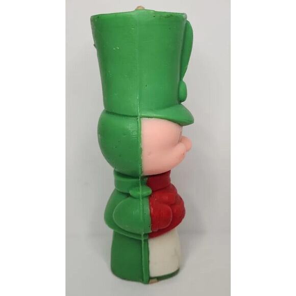 Vintage Holly Brights Toy Soldier Christmas Holiday Candle 5.5" SKU H113 - Picture 5 of 7